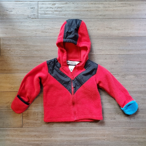 toddler fleece jacket with hood columbia